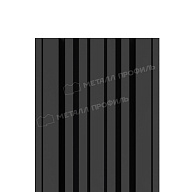 Штакетник металлический МЕТАЛЛ ПРОФИЛЬ TRAPEZE-T 16,5х118 (ПЭ-01-9005-0.45)