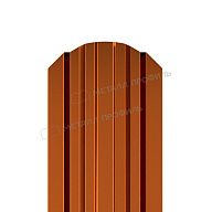 Штакетник металлический МЕТАЛЛ ПРОФИЛЬ LАNE-O 16,5х99 (AGNETA-03-Copper\Copper-0.5)